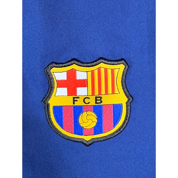 Nike FC Barcelona‎ Woven Soccer Futbol Activewear Shorts Blue Mens Small 2011/12 - Picture 3 of 8